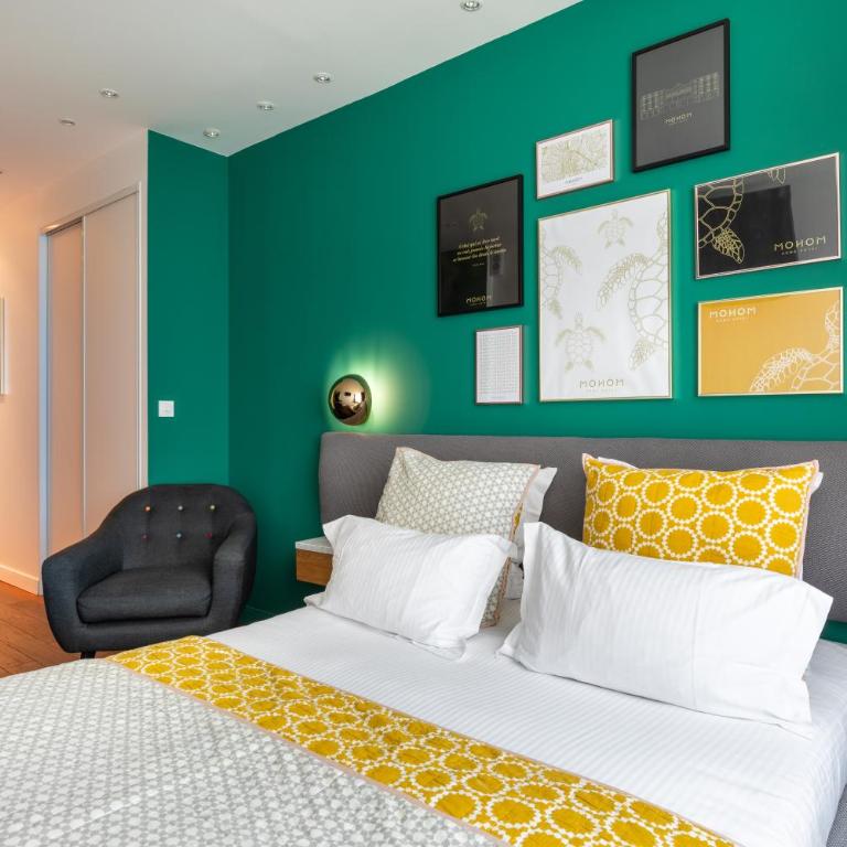 MOHOM - Berges du Rhône - Studio Élégant, Confortable et Vert - 5