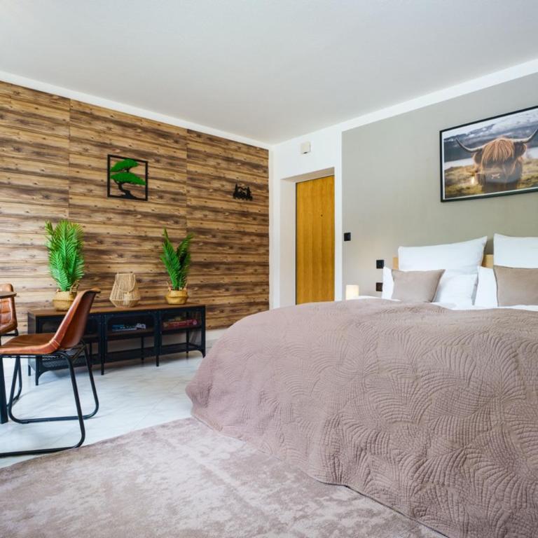 Helles, Chalet-Stil Apartment mit Allalinblick - Apartment mit 1 Schlafzimmer - 1