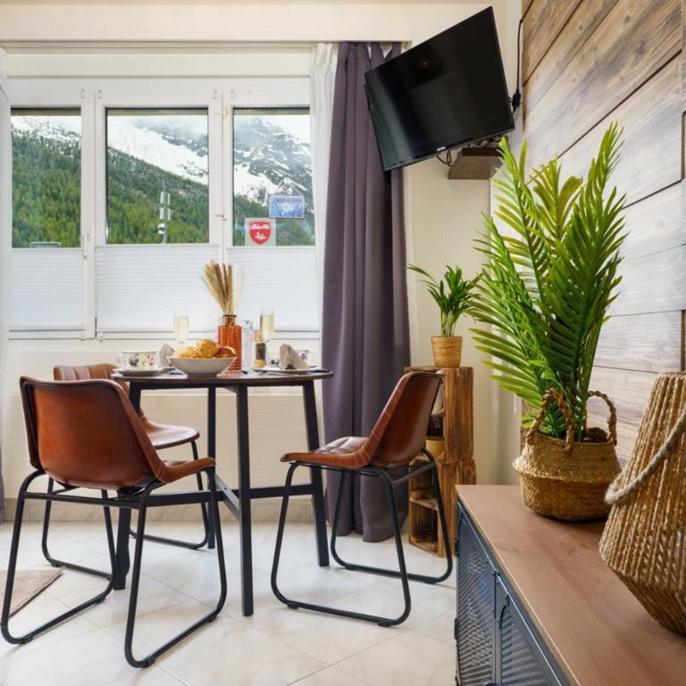 Helles, Chalet-Stil Apartment mit Allalinblick - Apartment mit 1 Schlafzimmer - 15