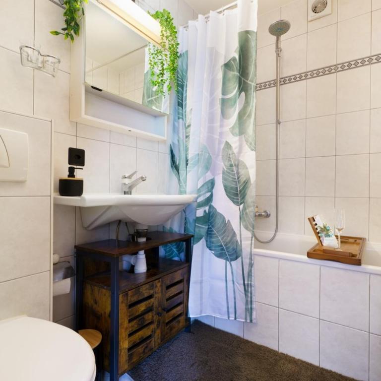Helles, Chalet-Stil Apartment mit Allalinblick - Apartment mit 1 Schlafzimmer - 21