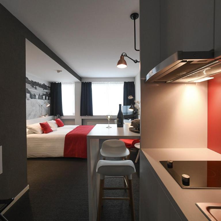 Home Swiss Hotel - Chambre Double avec Kitchenette - 1