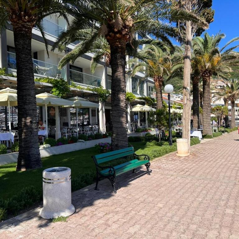 Montenegro Beachfront Oasis - Apartman s 1 Spavaćom Sobom, Balkonom i Pogledom na More - 38