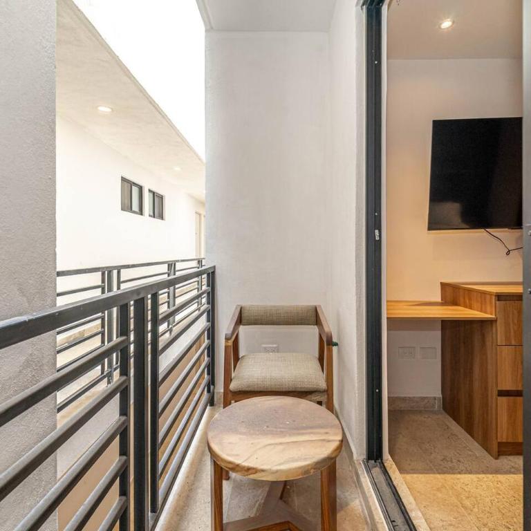 King Suite with Private Balcony, Gym and Rooftop Pool - Apartamento - 4