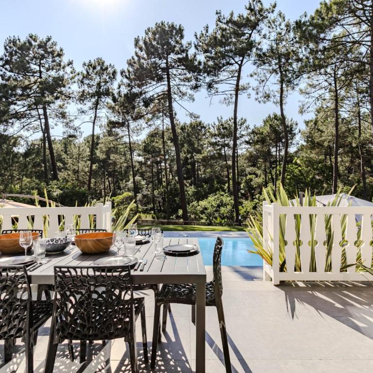 Villa rénovée,piscine chauffée, dans les pins à 4min de l'océan-AG29 - Villa avec Piscine Privée - 14