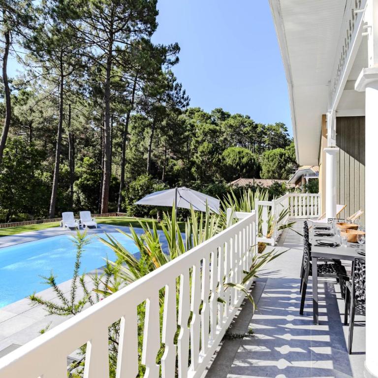 Villa rénovée,piscine chauffée, dans les pins à 4min de l'océan-AG29 - Villa avec Piscine Privée - 34