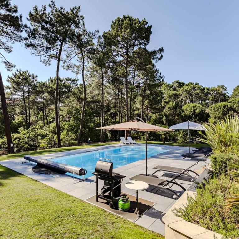 Villa rénovée,piscine chauffée, dans les pins à 4min de l'océan-AG29 - Villa avec Piscine Privée - 2