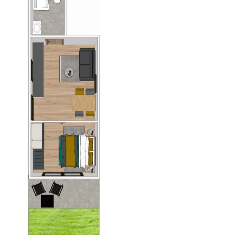 T-Collection Premium Apartments - Apartment mit 1 Schlafzimmer und Terrasse - 3