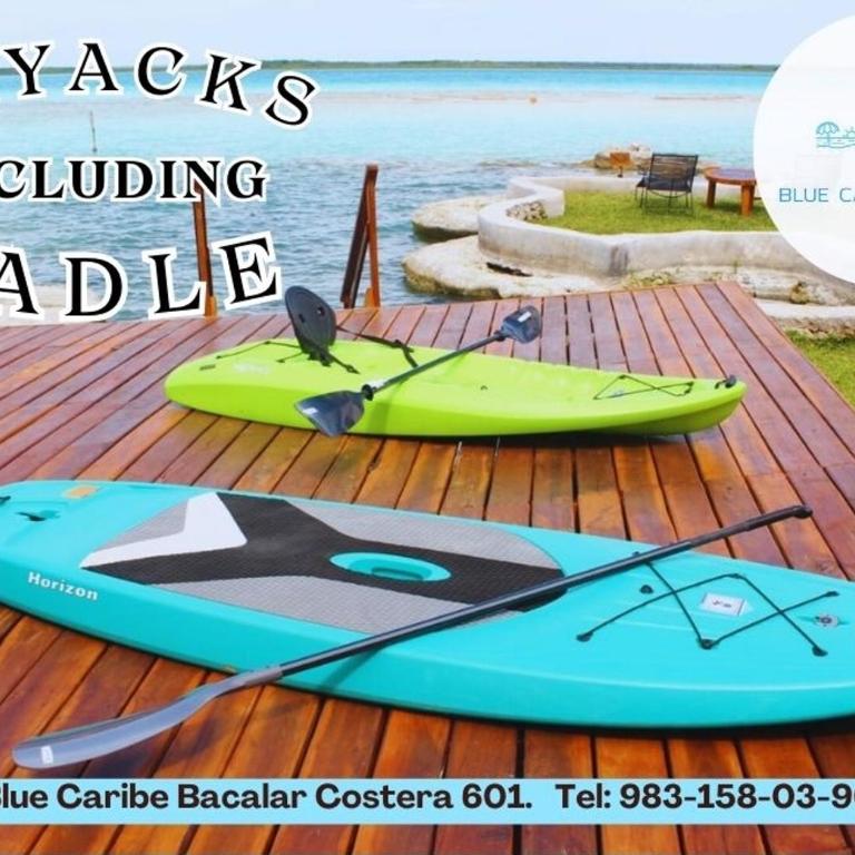 Blue Caribe Bacalar Front Lagoon - Bungalow - Beach Front - 2