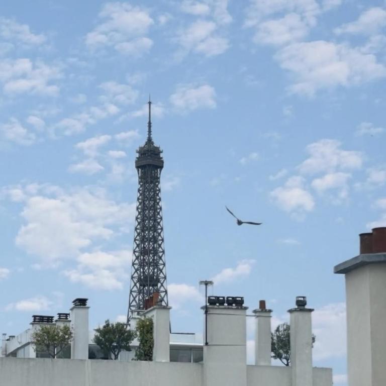 Hotel Villa Nicolo - Tour Eiffel - Chambre Double - Vue sur Tour Eiffel - 1