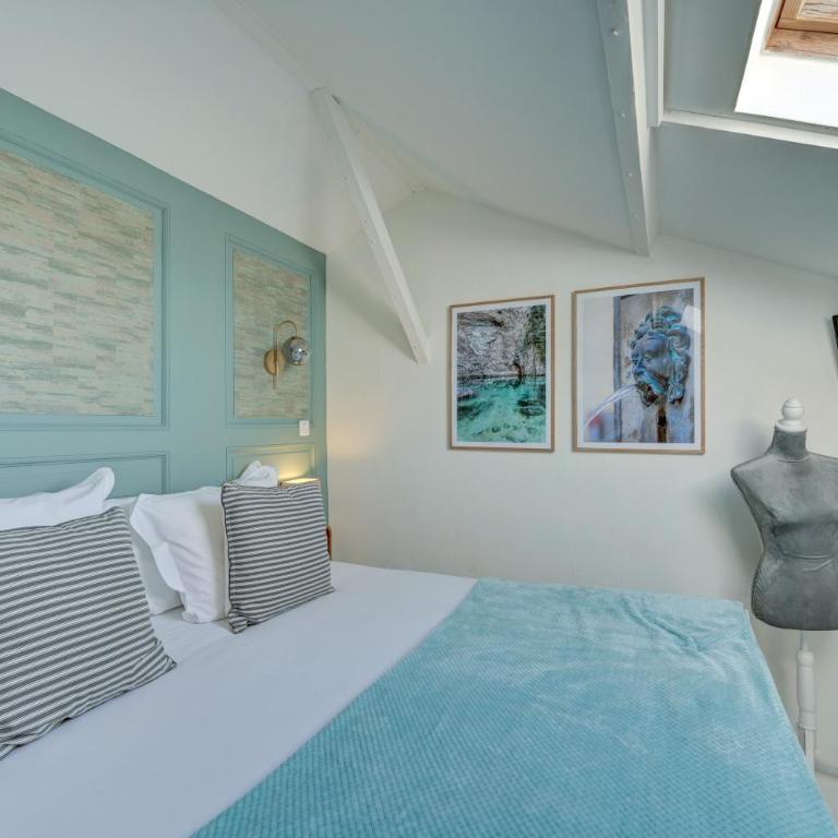 The Originals Boutique, Clair Hôtel, Martigues - Habitación Doble Dúplex - 3