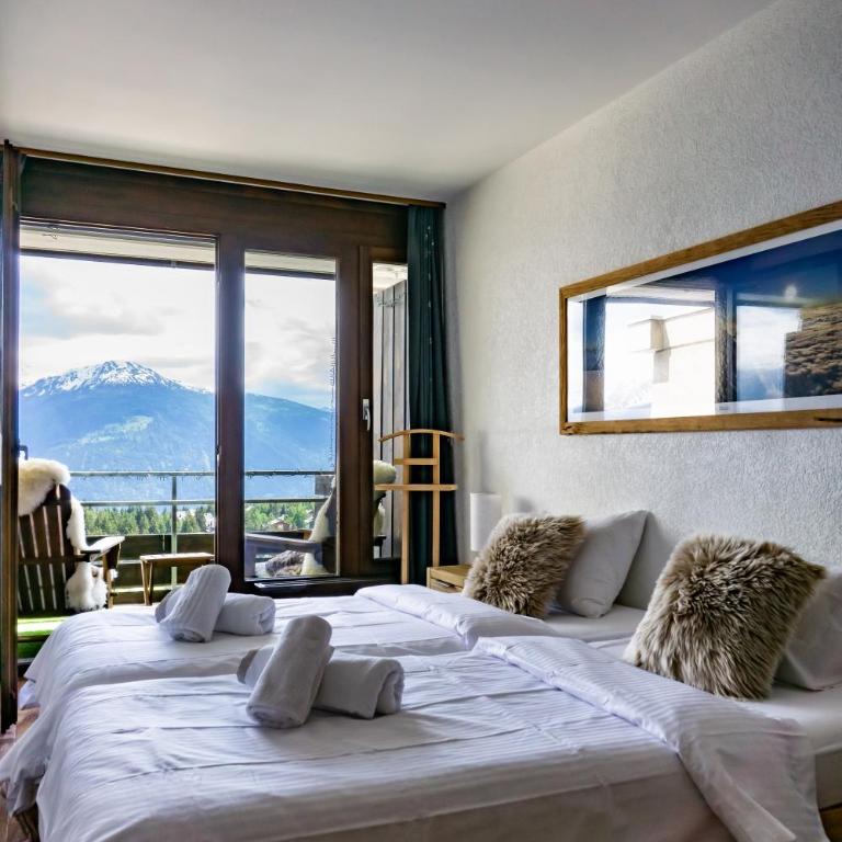 Ace Location with Pool & Sauna - Appartement 1 Chambre avec Balcon et Vue sur les Montagnes - 17