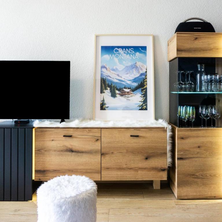 Ace Location with Pool & Sauna - Appartement 1 Chambre avec Balcon et Vue sur les Montagnes - 3