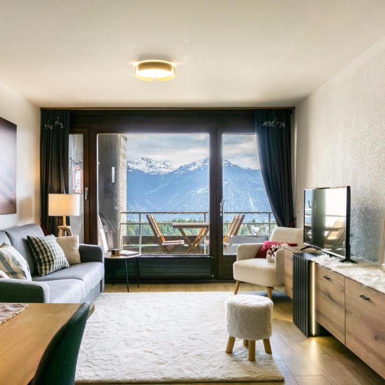 Ace Location with Pool & Sauna - Appartement 1 Chambre avec Balcon et Vue sur les Montagnes - 24