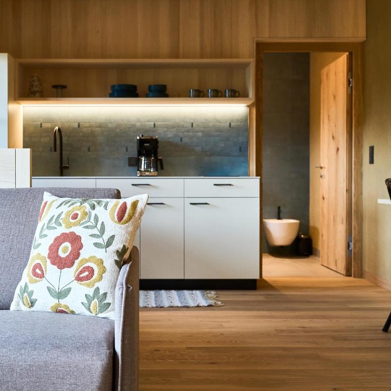 Kurblhof Natur Hotel Appartements - Apartment mit Blick auf die Berge - 8