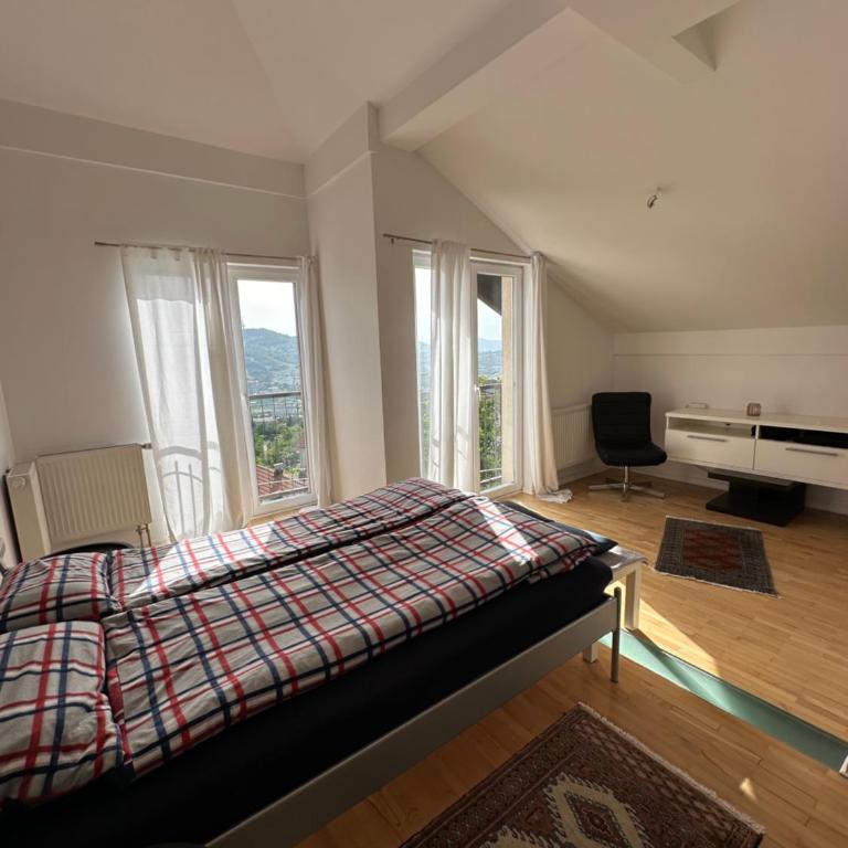 Villa Gegaj - Deluks Apartman sa 1 Spavaćom Sobom i Pogledom na Grad - 11