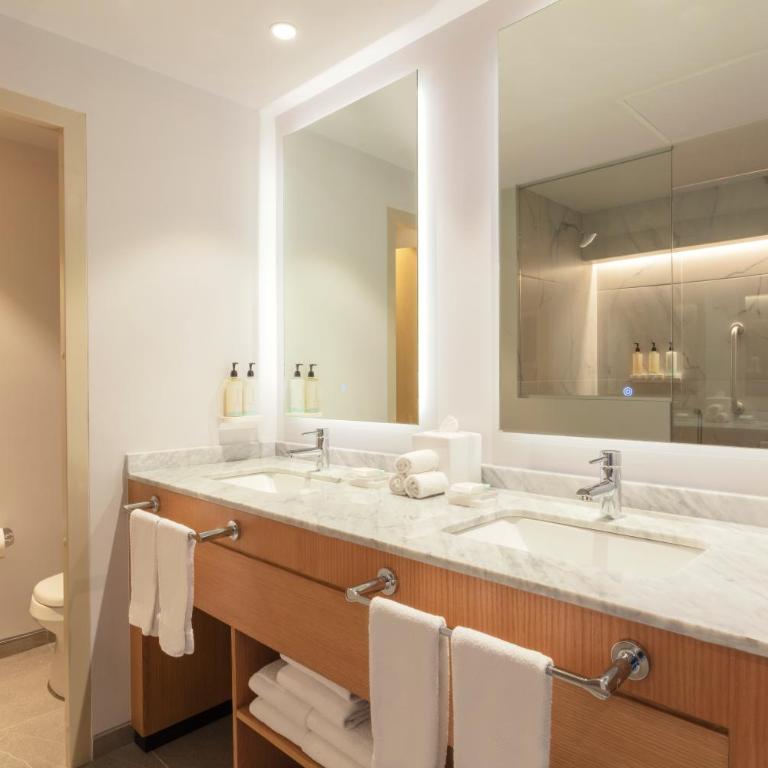 Hilton Garden Inn Guadalajara Airport - Suite de 1 dormitorio con vistas al aeropuerto - 1 cama extragrande - 4