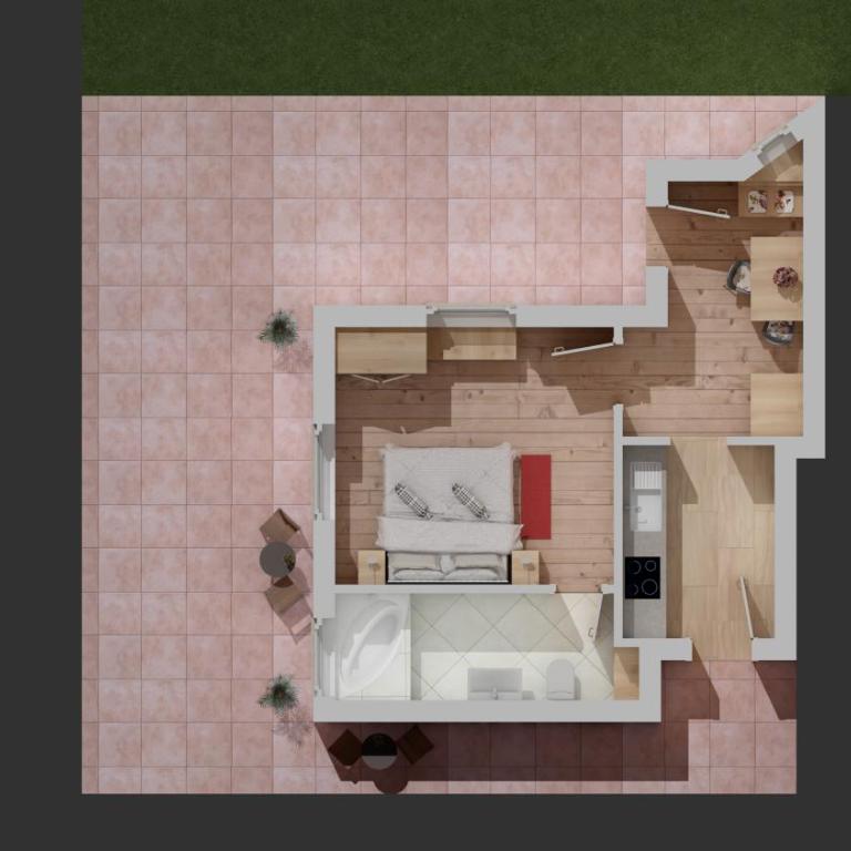 Apartments Ciasa Costisela - Appartamento con Terrazza - 4