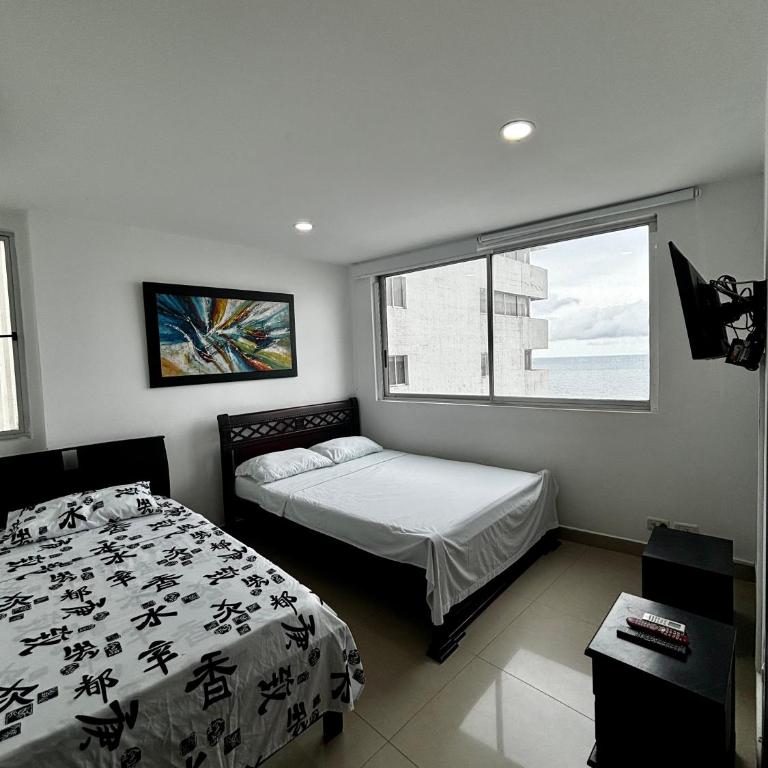 Paraíso en Bocagrande con Vista al Mar - Two-Bedroom Apartment - Oceanfront - 19