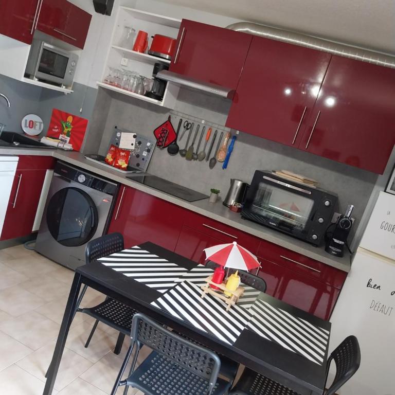 Le Petit Coeur à Canet - Superbe T2 piscine, tennis, climatisation, parking privé - Apartamento de 1 dormitorio - 2