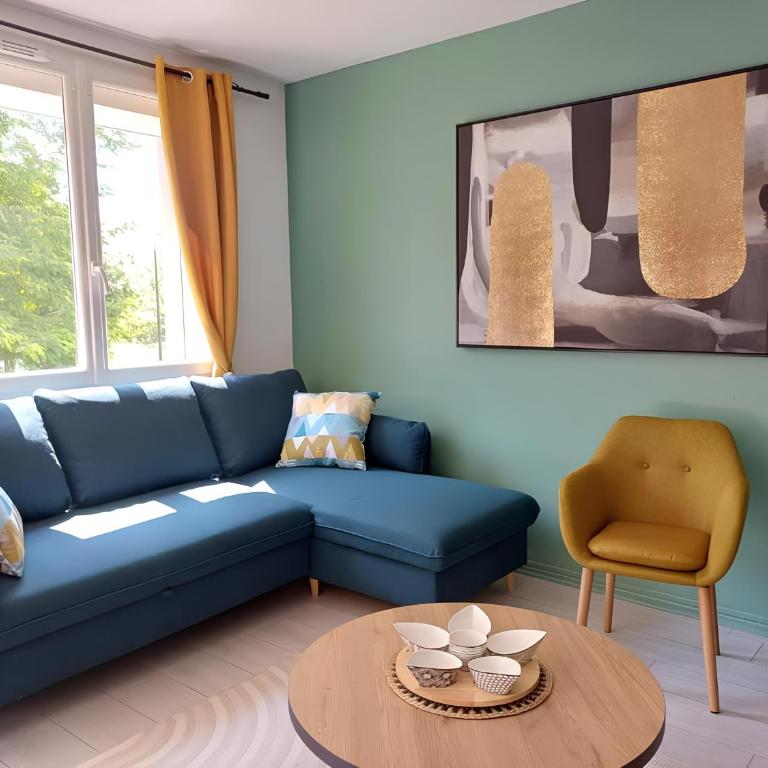 Proche CHU - 4 couchages - Parking gratuit - Local vélo - Appartamento con 2 Camere da Letto - 4
