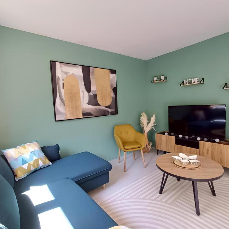 Proche CHU - 4 couchages - Parking gratuit - Local vélo - Appartamento con 2 Camere da Letto - 9