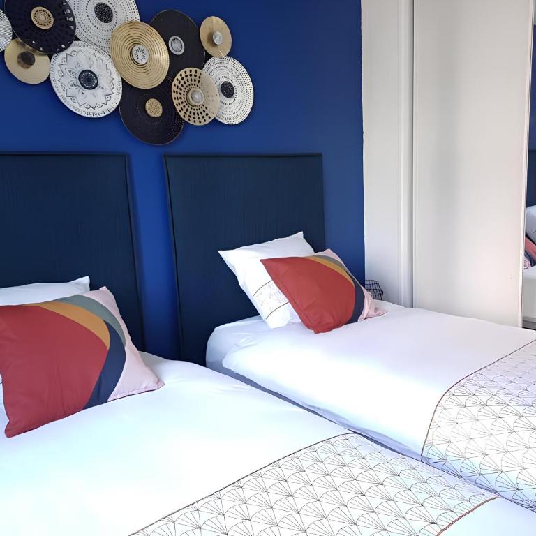 Proche CHU - 4 couchages - Parking gratuit - Local vélo - Appartamento con 2 Camere da Letto - 13