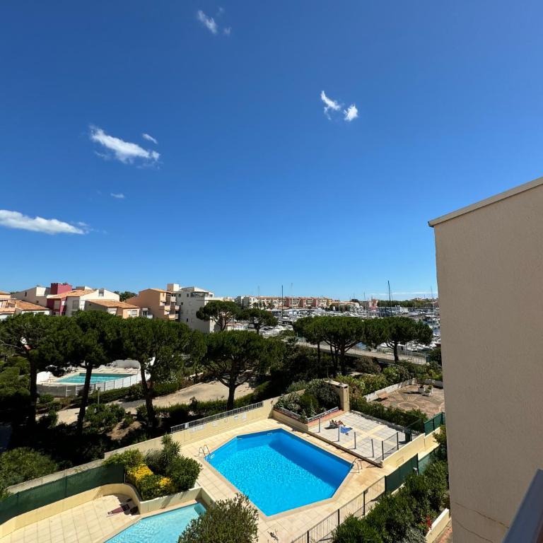 2 couchages vue Port piscine Le Cap d'Agde - Appartement - Vue sur Piscine - 1
