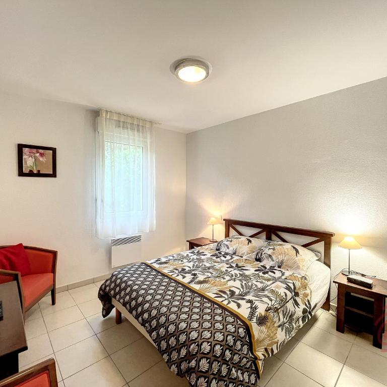 Appartement F2 climatisé à Lamalou-les-Bains, terrasse, proche centre et thermes, animaux acceptés - FR-1-451-167 - Appartamento con 1 Camera da Letto - 13
