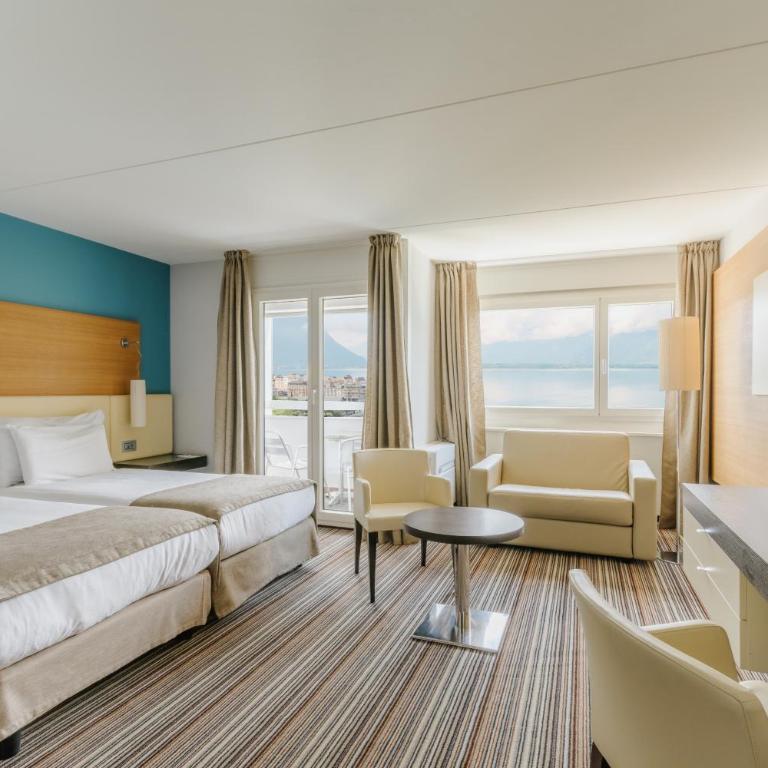 Hotel Mona - Doppelzimmer Privilege mit Balkon und Seeblick - 4
