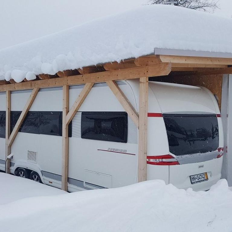 Luxus Wohnwagen Alpenblick - Caravan - 17