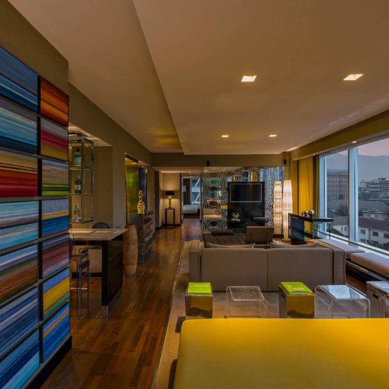 W Santiago - Suite Wow Extreme con 1 cama extragrande y balcón con vistas a la ciudad - 3