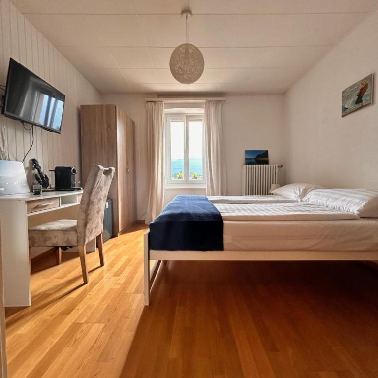 Le Dock - Doppelzimmer mit Seeblick - 9