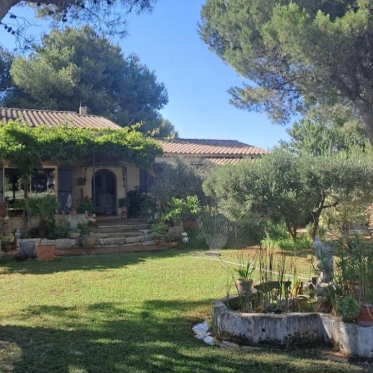 villa provençale avec piscine privée- jardin- terrasses ombragées à 5mn d'Arles - Villa con Piscina Privata - 1