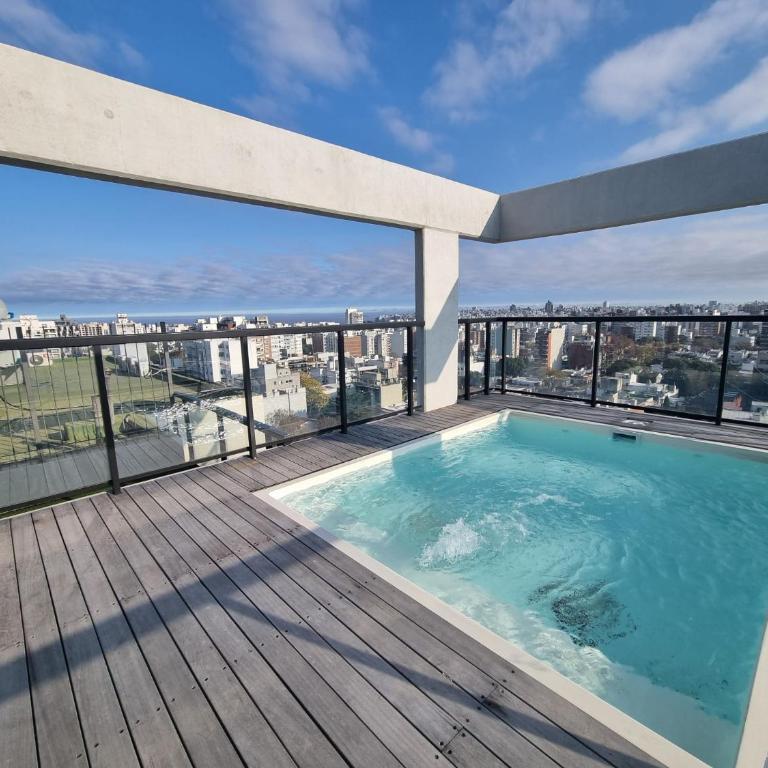 Moderno a 1 cuadra de Shopping y 4 Rambla - One-Bedroom Apartment - 15
