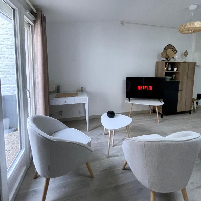Jardins de Castille - 200m Gare - Home cinéma - Apartment mit 1 Schlafzimmer und Terrasse - 29