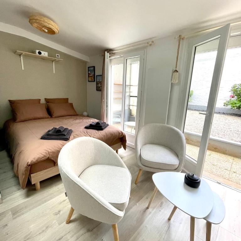 Jardins de Castille - 200m Gare - Home cinéma - Apartment mit 1 Schlafzimmer und Terrasse - 5