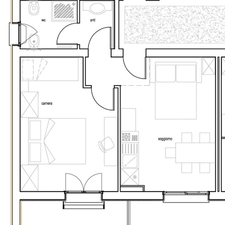Aparthotel Royal - Apartamento de 1 dormitorio con balcón (4 adultos) - 23