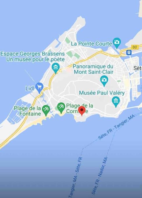 Cap corniche Sète front de mer parking wifi - Apartment mit 1 Schlafzimmer - 8