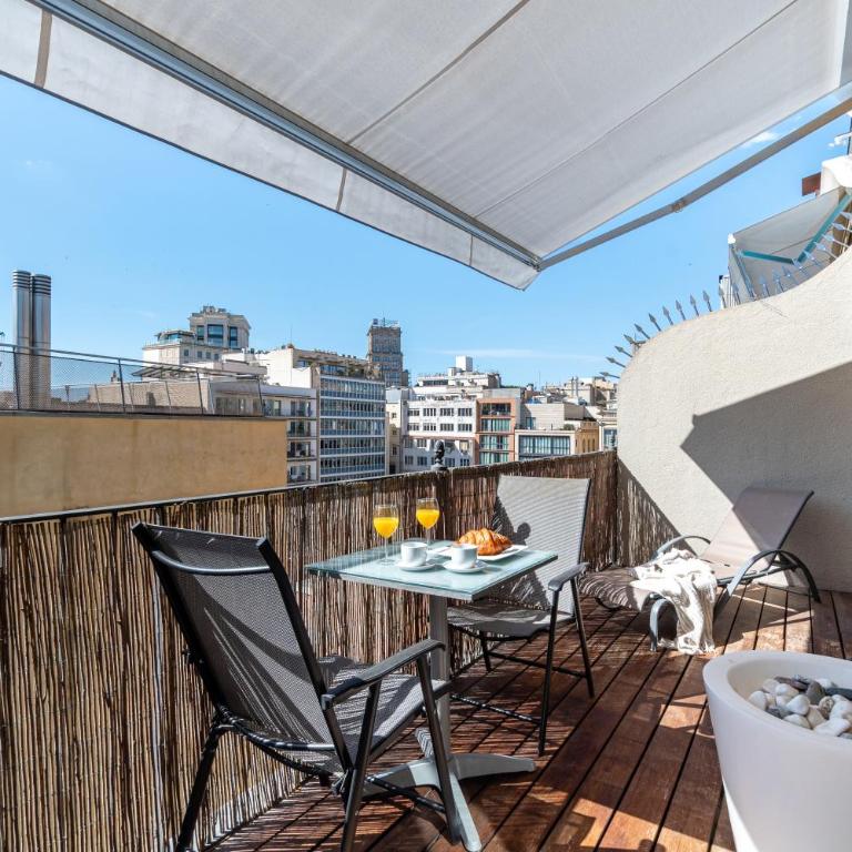 Aspasios Paseo de Gracia Apartments - Penthouse Apartment with Terrace - 12