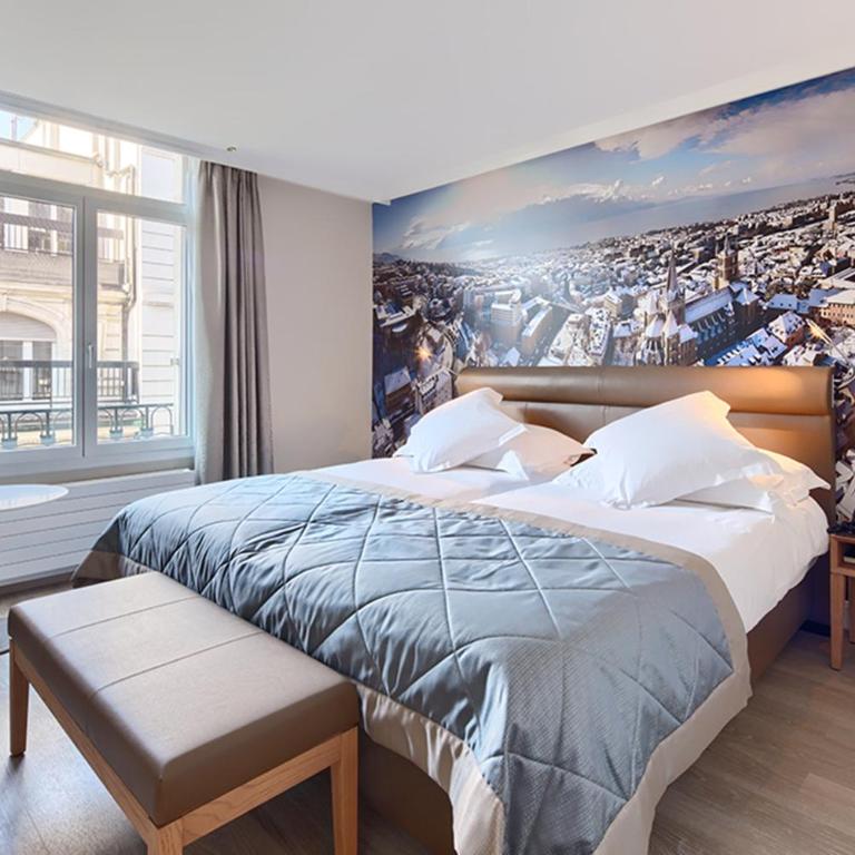 Hôtel de la Paix Lausanne - Doppelzimmer - 1