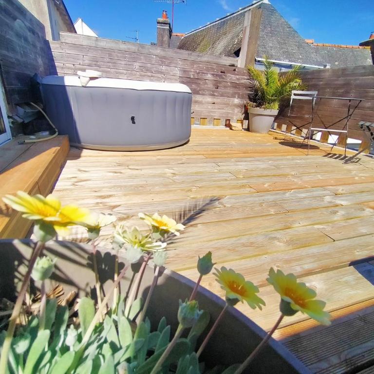 Au bonheur des voyageurs - Chambre Familiale avec Terrasse - 29