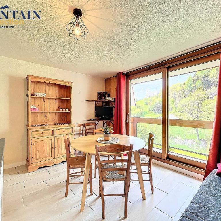 Studio chaleureux, skis aux pieds, balcon sud avec vue pistes - Studio - 8