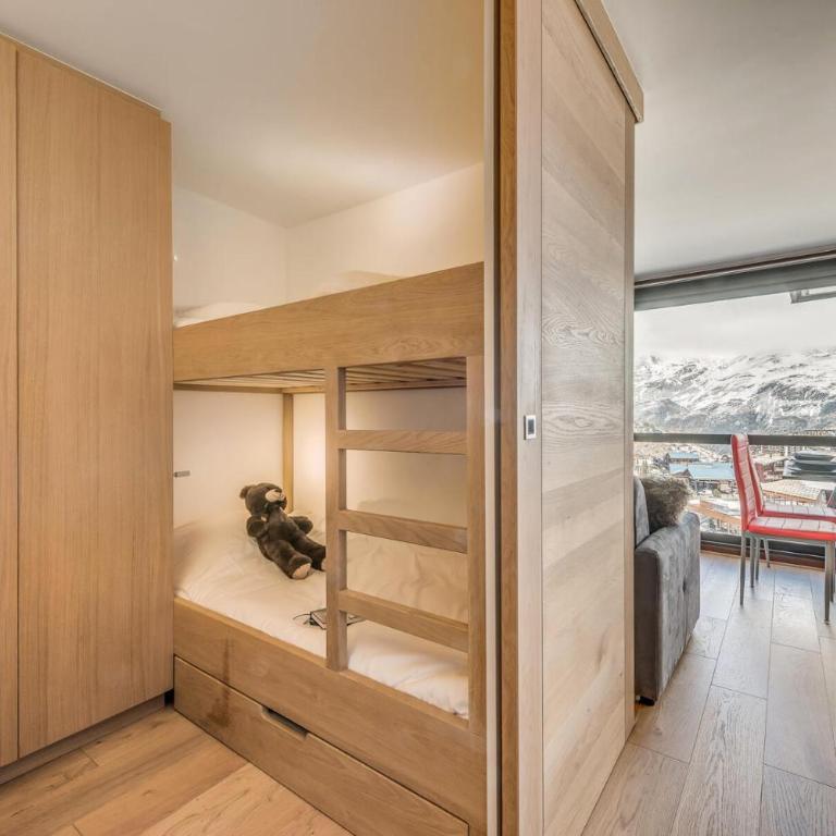 Résidence Palafour - Studio cabine 4 personnes pieds des pistes - balcon vue Grande Sassière MAE-3629 - Studio - 12