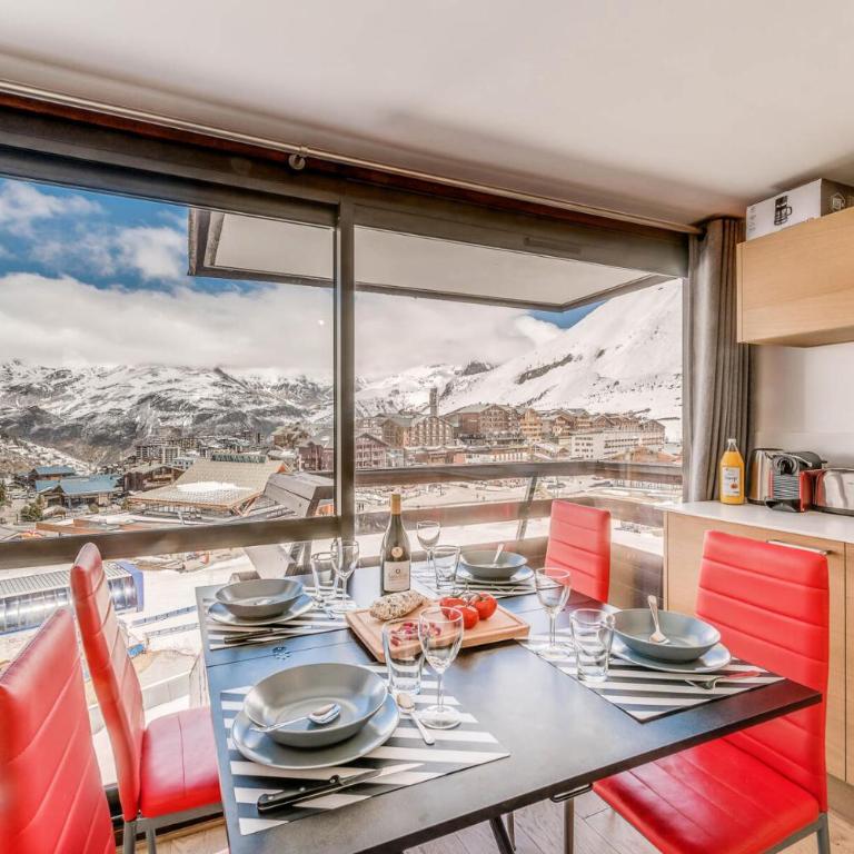 Résidence Palafour - Studio cabine 4 personnes pieds des pistes - balcon vue Grande Sassière MAE-3629 - Studio - 13