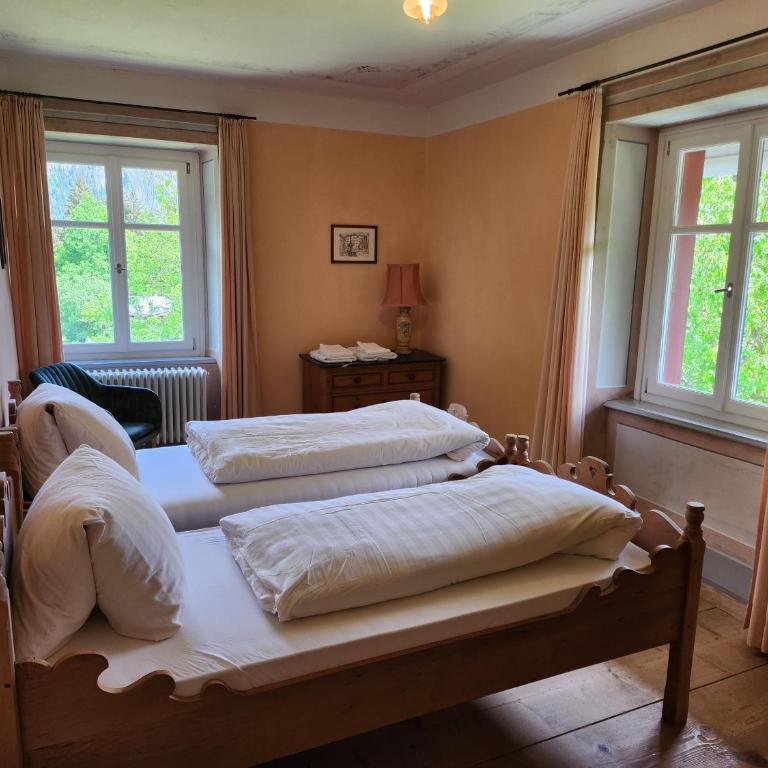Gasthaus Crestasee - Zweibettzimmer mit Seeblick - 2