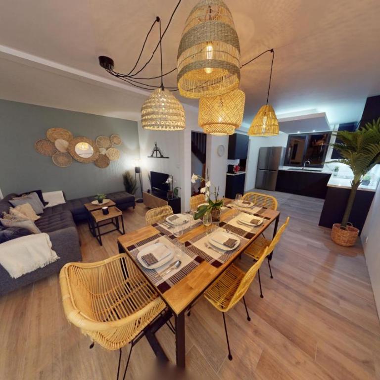 Le 44 - Maison familiale - Grand confort - 700m Plages - Ferienhaus mit 4 Zimmern - 8