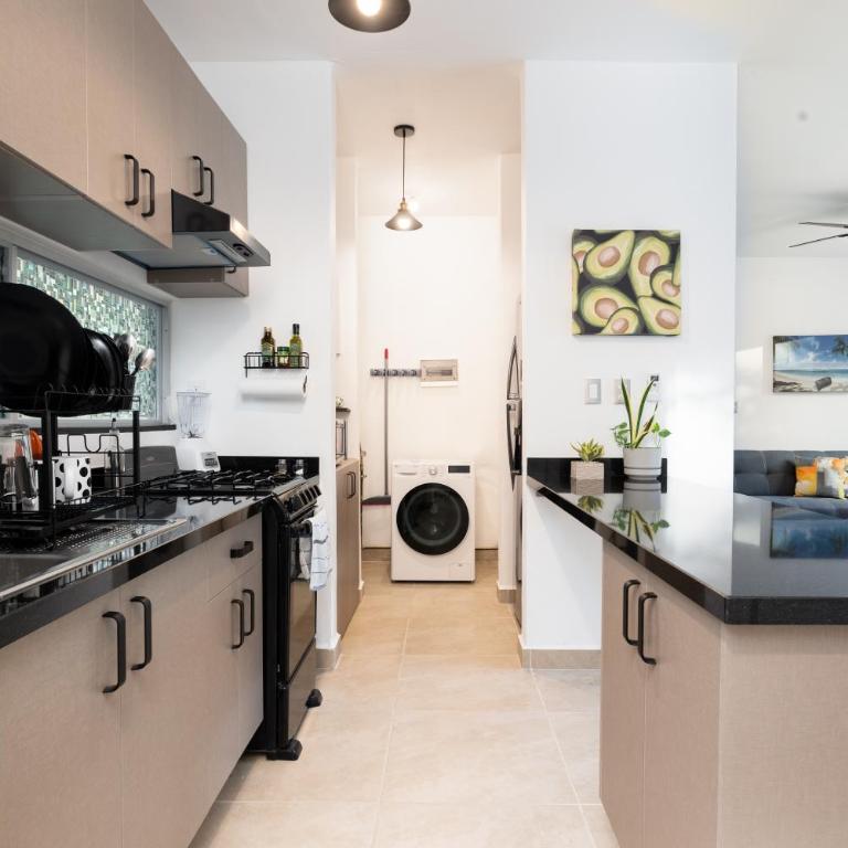 Depa Familiar PB 6pax con Alberca Rodeado de Restaurantes Zona Segura - Apartamento Estándar de 2 dormitorios - 9