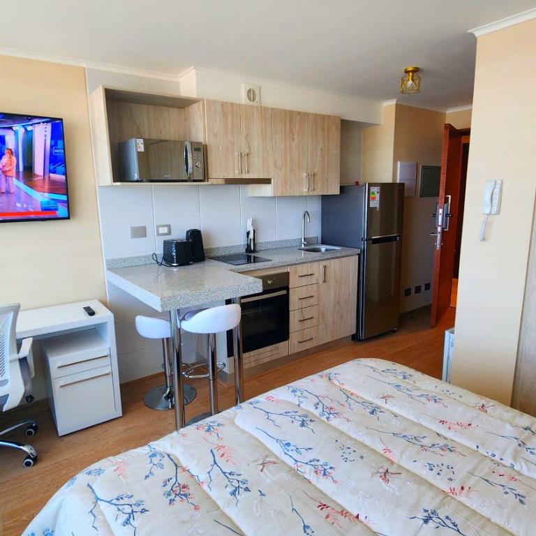 Hermoso Departamento en el centro de Chillán con estacionamiento - One-Bedroom Apartment - 5