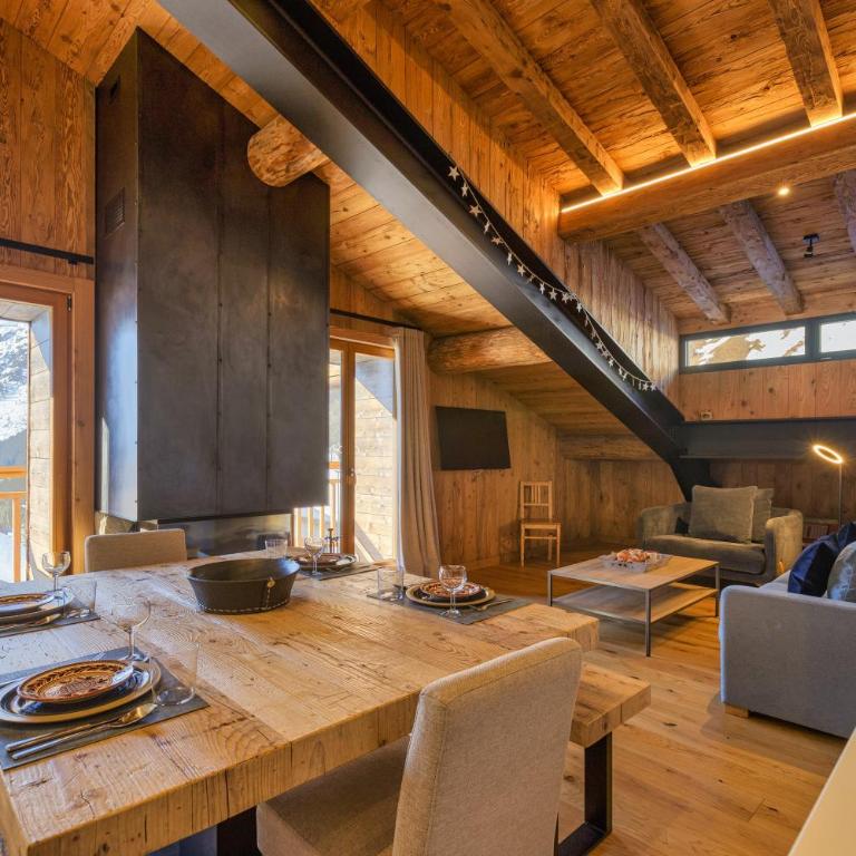 La Ferme à Roland ski in - ski out - Happy Rentals - Apartment mit Blick auf die Berge - 10