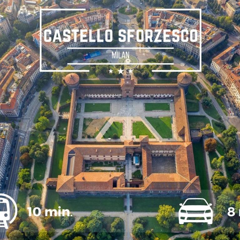 Loft Elegante in Centro Milano In zona Signorile - Davanti alla Metro - Appartamento con 2 Camere da Letto - 40